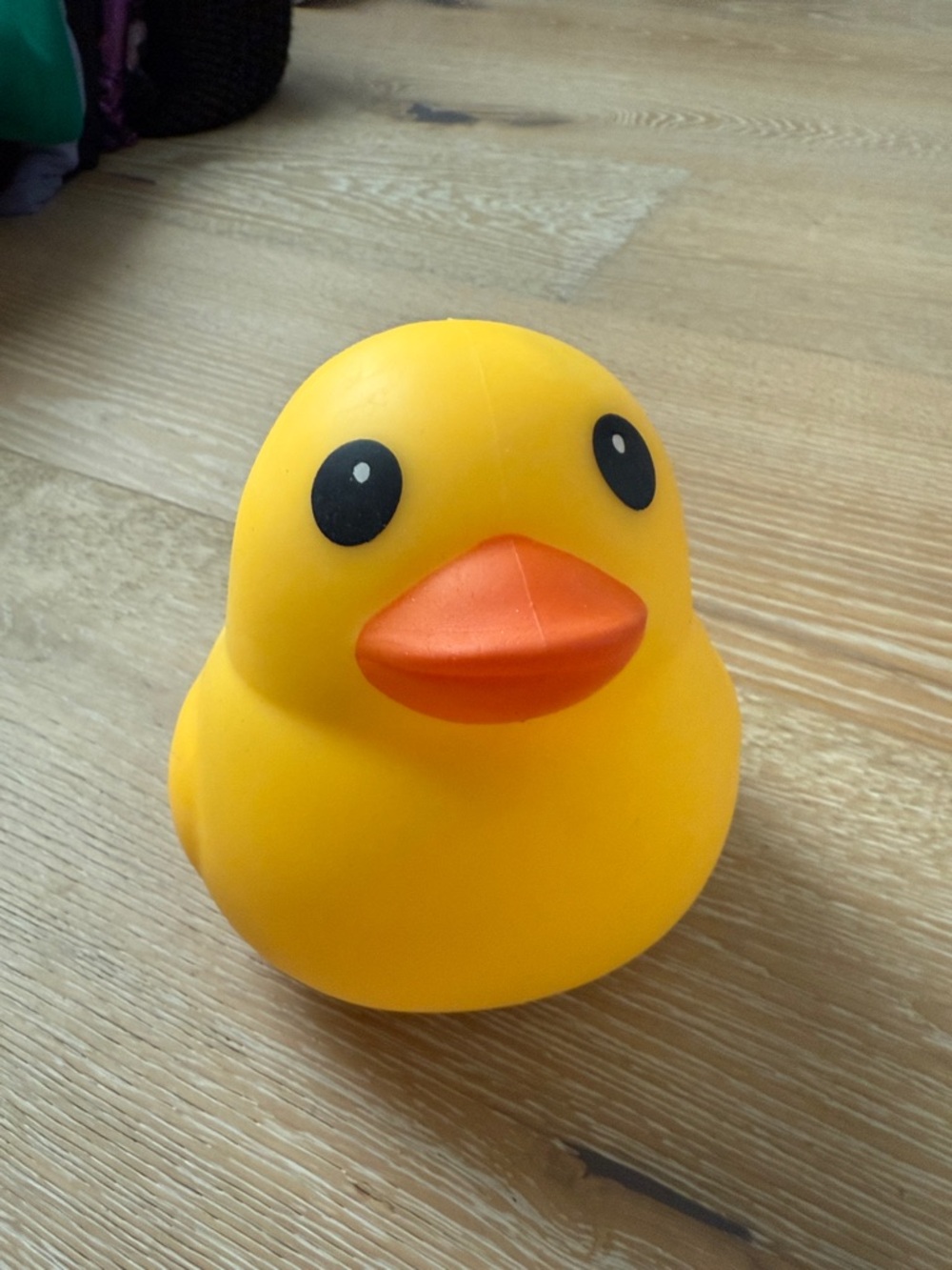 Viral Classic Yellow Squishy Duck Toy with Orange Beak